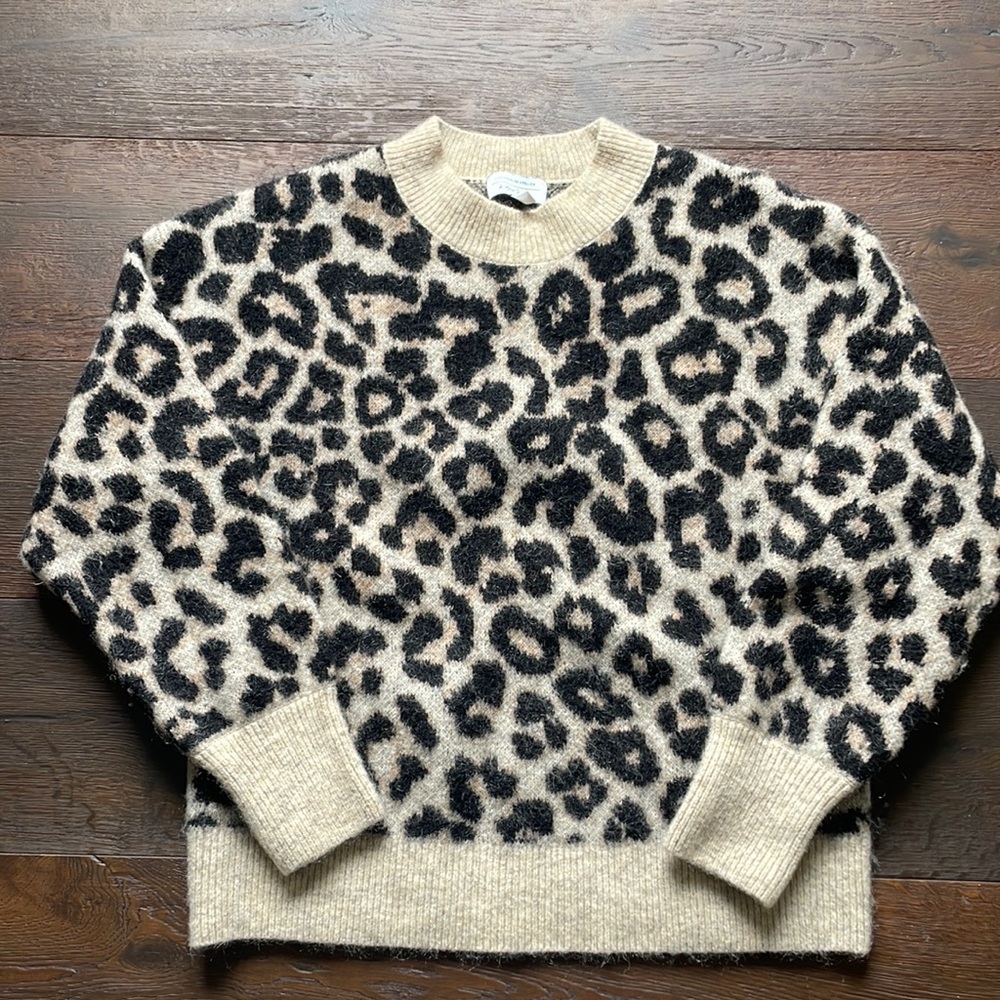 & Other Stories Overized Leopard Sweater